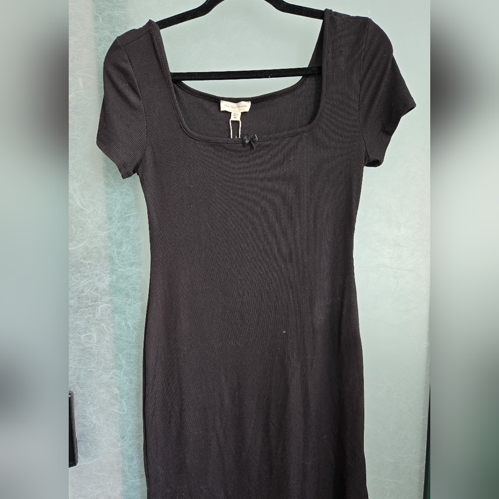 SEE YOU MONDAY Bodycon Ribbed Dress